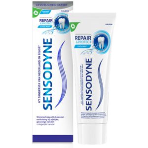 12x Sensodyne Tandpasta Repair & Protect Cool Mint 75 ml
