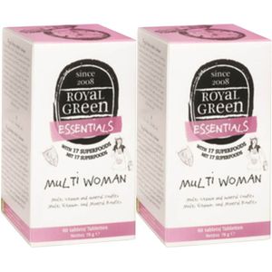 2x Royal Green Multi Woman 60 tabletten