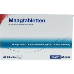 2x Healthypharm Maagtabletten 36 tabletten