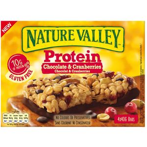 8x Nature Valley Proteine Repen Berries & Chocolate 4 stuks