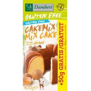 3x Damhert Glutenvrij Cakemix 400 gr