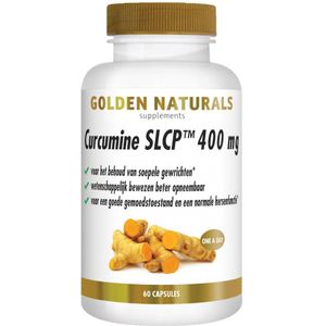 2x Golden Naturals Curcumine SLCP 400mg 60 vegacapsules
