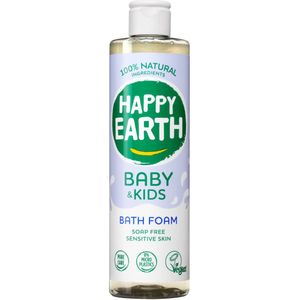6x Happy Earth Baby & Kids 100% Natuurlijk Badschuim 300 ml