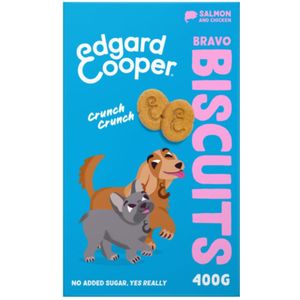 Edgard & Cooper Adult Biscuit Zalm & Kip 400 gr