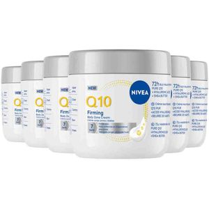 6x NIVEA Verstevigende Body Zone Q10 Crème 400ml