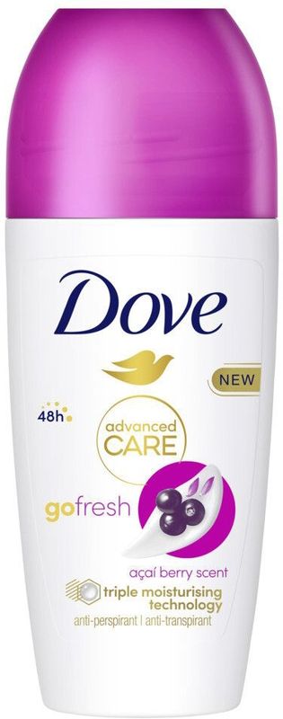 Dove - Go Fresh - Deodorant Roller - 50 ml - Açaí Berry & Waterlelie