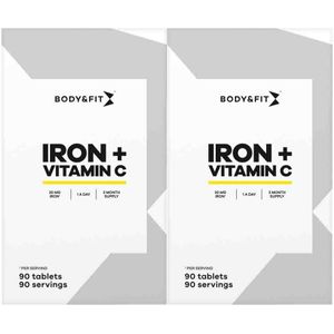 Body & Fit - IJzer & Vitamine C - 90 Tabletten - 20 mg per Tablet
