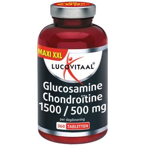 2+2 gratis: Lucovitaal Glucosamine Chondroïtine 1500/500 mg 360 tabletten