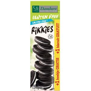 Damhert Koek Rikkies Glutenvrij Lactosevrij 125 gr