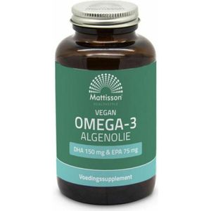 Mattisson Omega 3 Algenolie 180 vegacapsules