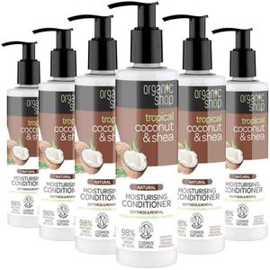 6x Organic Shop Coconut & Shea Conditioner 280 ml