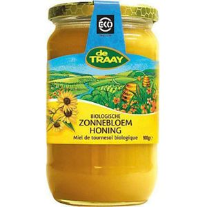 3x De Traay Honing Zonnebloem Bio 900 gr