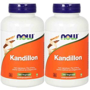 2x NOW Kandillon 180 vegacapsules