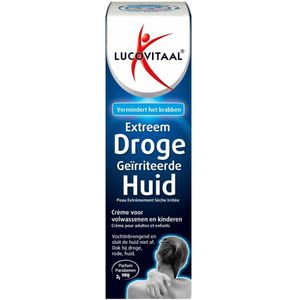 2x Lucovitaal Extreem Droge Geïrriteerde Huid Crème 50 ml