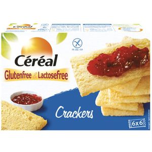 8x Céréal Crackers Glutenvrij En Lactosevrij 250 gr