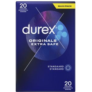 3x Durex Condooms Extra Safe 20 stuks