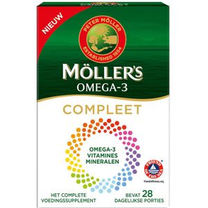 2x Mollers Omega-3 Compleet 28 capsules + 28 tabletten