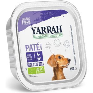 Yarrah Bio Hondenvoer Paté Kip - Kalkoen 150 gr