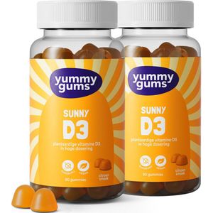 2x Yummygums Sunny D3 60 gummies