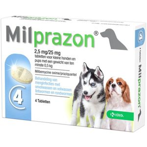 Milprazon Ontworming Kleine Hond 4 tabletten