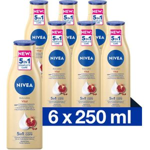 6x Nivea Bodylotion Vital 250 ml