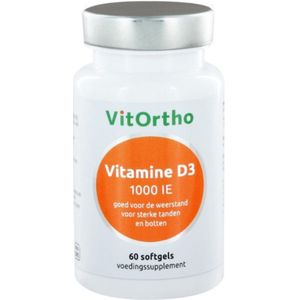 2x Vitortho D3 1000Ie 60 softgels