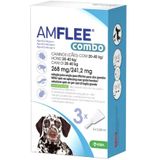 Amflee Spot On Combo Anti Vlooien en Teken Druppels Hond 20-40 kg 3 pipetten