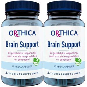 Orthica - Brein Support - 60 Capsules - Met Foliumzuur en Vitamine B12