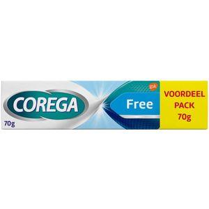 24x Corega Kleefcrème Free Kunstgebitverzorging 70 gr