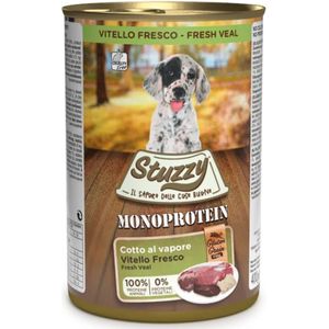 6x Stuzzy Hondenvoer MonoProtein Puppy Kalfsvlees 400 gr