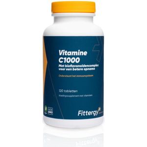2x Fittergy Supplements Vitamine C1000 120 tabletten