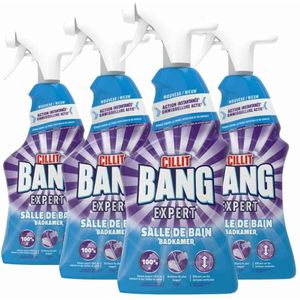 4x Cillit Bang Expert Badkamer Spray 750 ml