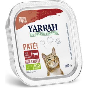 Yarrah Bio Kattenvoer Paté Rund - Kip 100 gr