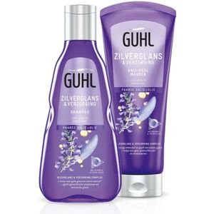 Guhl Zilverglans - Shampoo 1x 250 ml & Haarmasker 1x 200 ml - Pakket