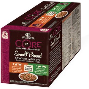 Wellness Core Hondenvoer Small Savoury Medleys Farmer Selection 6-pack 6 x 85 gr