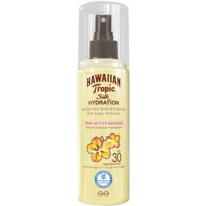 3x Hawaiian Tropic Silk Hydration Protect Weightless Oil SPF 30 148 ml