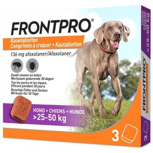 Frontpro Hond XL 25-50 kg 3 tabletten