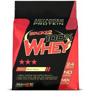 Stacker 100% Whey Vanilla 908 gr