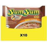 10x Yum Yum Noodle Soep Pak Rund 60 gr