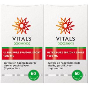 2x Vitals Ultra Pure EPA/DHA Sport 1000mg 60 softgels