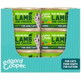 18x Edgard & Cooper Kattenvoer Chunks Lam - Kip 85 gr