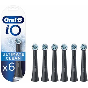 16x Oral-B Opzetborstels iO Ultimate Clean Zwart 6 stuks