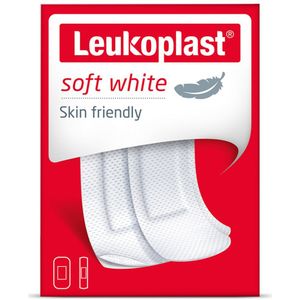 10x Leukoplast Pleisters Zacht Wit 20 stuks