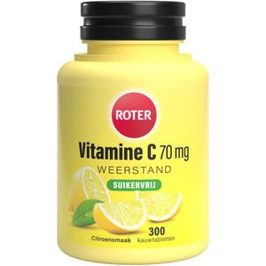 4x Roter Vitamine C 70mg Suikervrij 300 tabletten