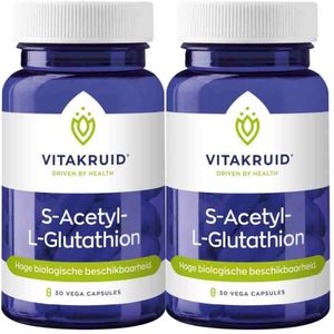 2x Vitakruid S-Acetyl-L-Glutathion 30 vegacapsules