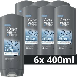 6x Dove Douchegel Men+ Care Clean Comfort 400 ml