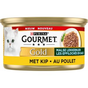 24x Gourmet Gold Blik Malse Lekkernijen Kip 85 gr