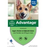 Advantage 400 Anti Vlooien Druppels Hond 25 - 40 kg 4 pipetten