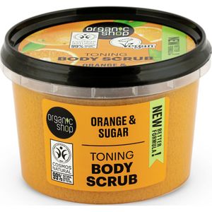 3x Organic Shop Body Scrub Orange 250 ml