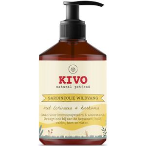 Kivo Sardineolie met Echinacea & Kurkuma 500 ml